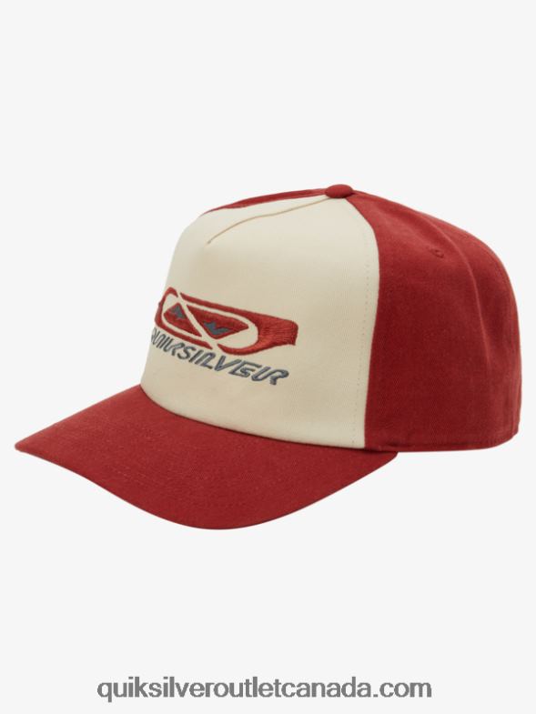 CA Quiksilver Men Take A Hike Baseball Hat marsala TX4R21151