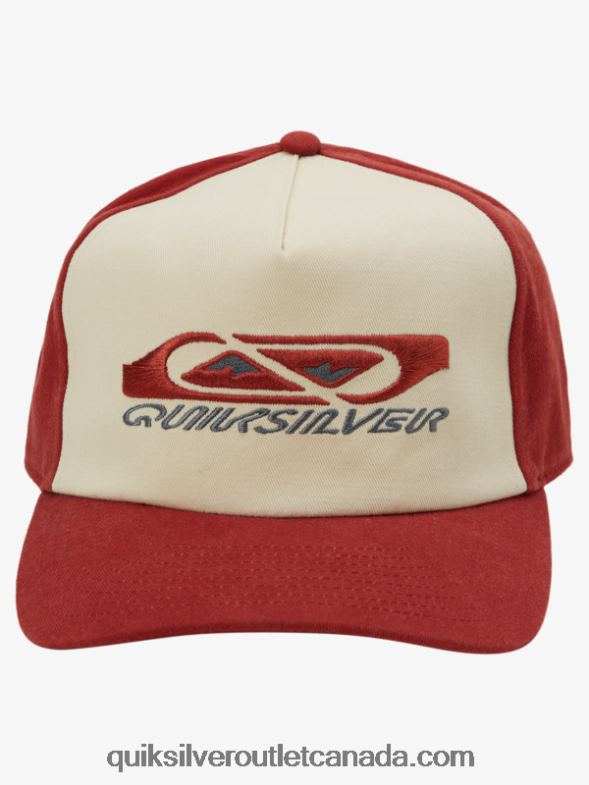 CA Quiksilver Men Take A Hike Baseball Hat marsala TX4R21151