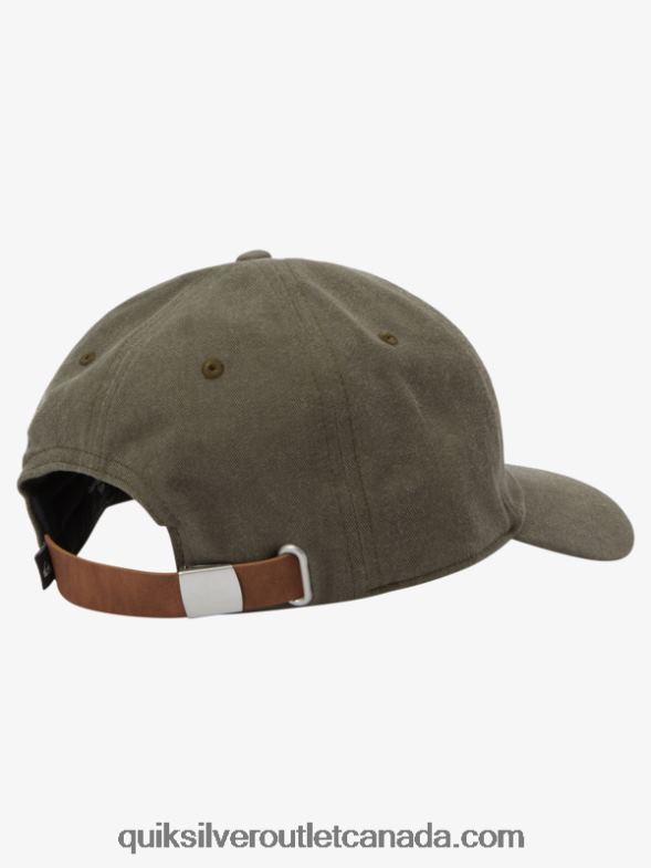 CA Quiksilver Men Waxed Off Baseball Hat chocolate chip TX4R2566