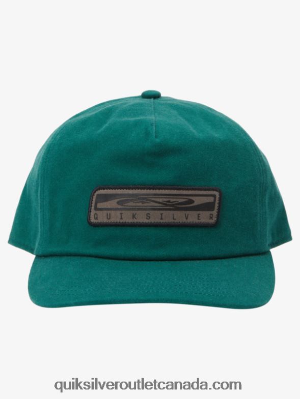 CA Quiksilver Men Wheeler Snapback Hat foliage TX4R2695