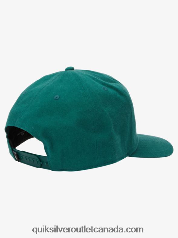 CA Quiksilver Men Wheeler Snapback Hat foliage TX4R2695