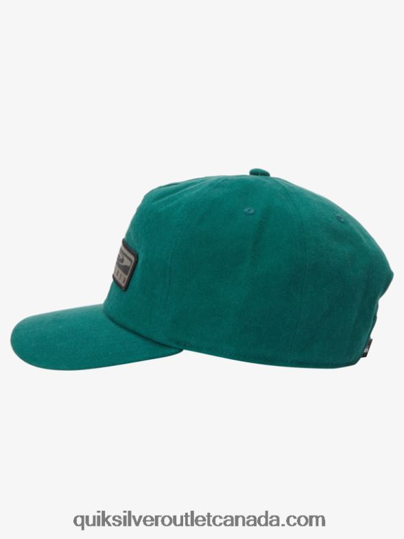 CA Quiksilver Men Wheeler Snapback Hat foliage TX4R2695