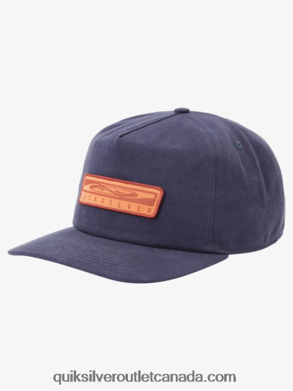CA Quiksilver Men Wheeler Snapback Hat navy blazer TX4R2694