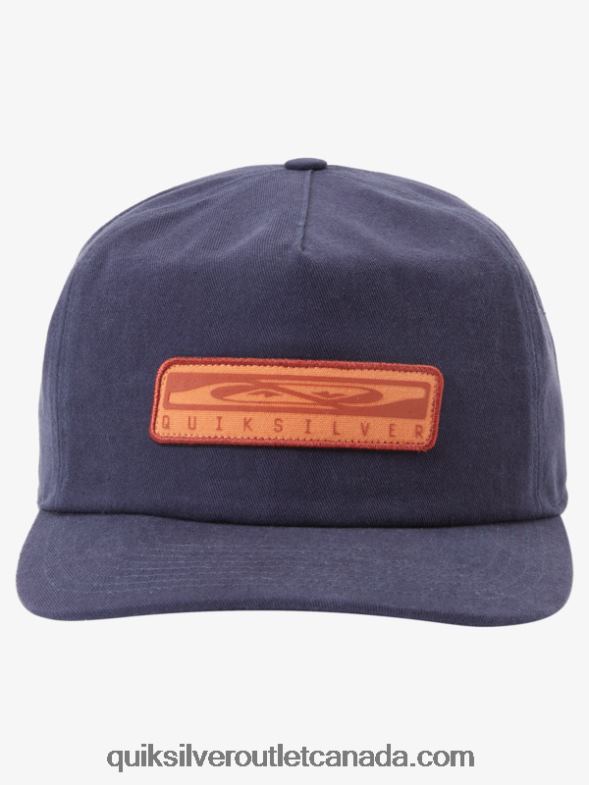 CA Quiksilver Men Wheeler Snapback Hat navy blazer TX4R2694