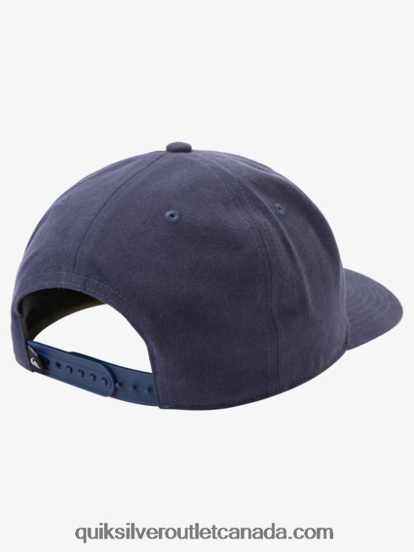 CA Quiksilver Men Wheeler Snapback Hat navy blazer TX4R2694