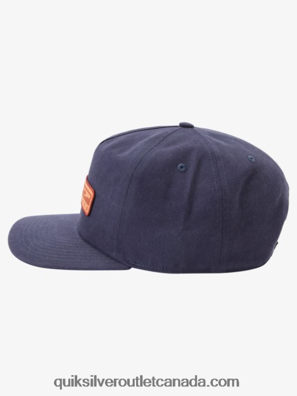 CA Quiksilver Men Wheeler Snapback Hat navy blazer TX4R2694