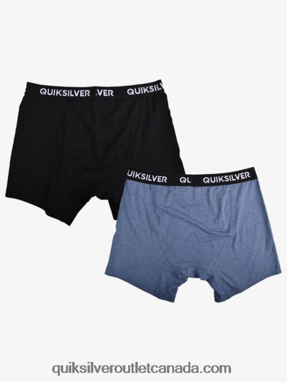 CA Quiksilver Men Core Super Soft Boxer Briefs 2 Pack denim heather TX4R21825