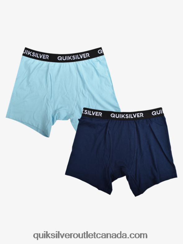 CA Quiksilver Men Core Super Soft Boxer Briefs 2 Pack light blue TX4R21824