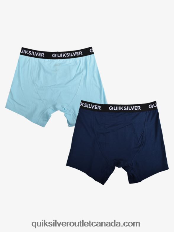 CA Quiksilver Men Core Super Soft Boxer Briefs 2 Pack light blue TX4R21824