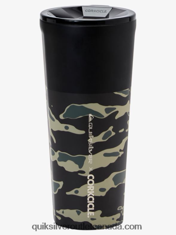 CA Quiksilver x Corkcicle Men Classic Tumbler camo print crucial battle TX4R21215