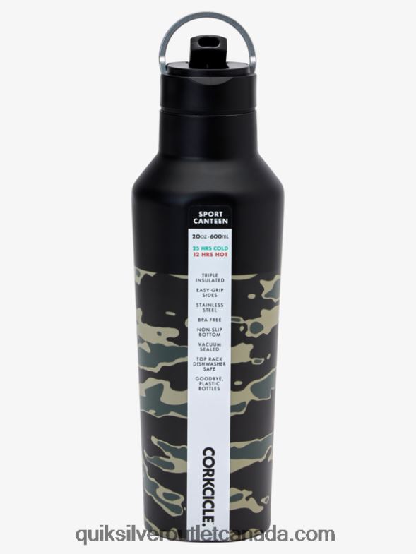 CA Quiksilver x Corkcicle Men Water Bottle camo print crucial battle TX4R21182