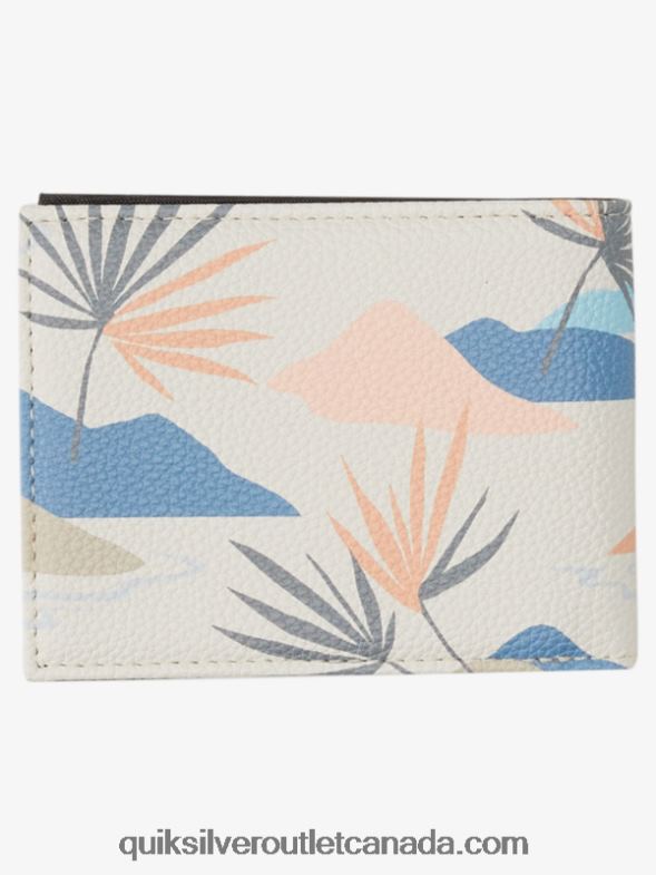 CA Quiksilver Men Freshness Tri-Fold Wallet birch slow daze ss TX4R2725