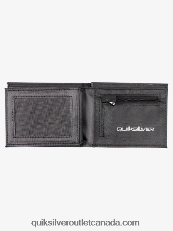 CA Quiksilver Men Freshness Tri-Fold Wallet black/white TX4R2728