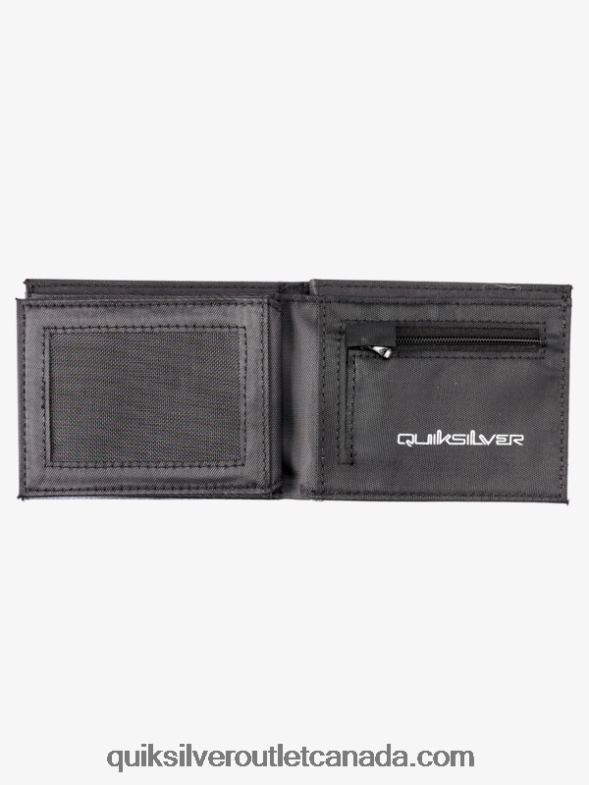 CA Quiksilver Men Freshness Tri-Fold Wallet black/white TX4R2728