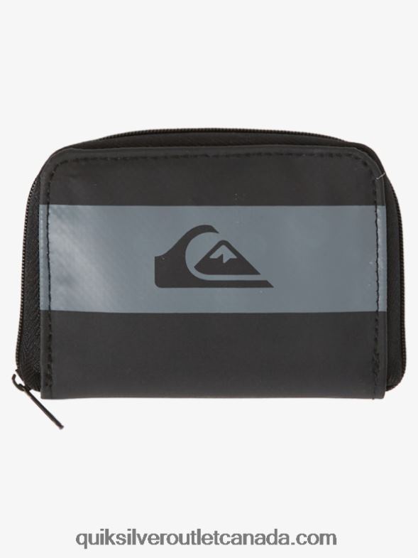 CA Quiksilver Men Safety Net Zip Wallet black TX4R21234