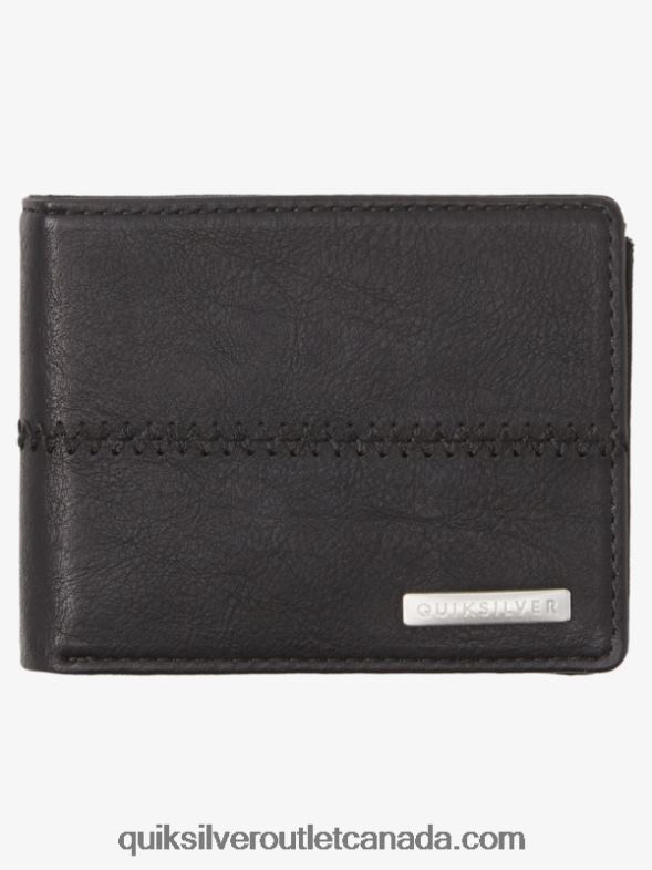 CA Quiksilver Men Stitchy Tri-Fold Wallet black black TX4R2906