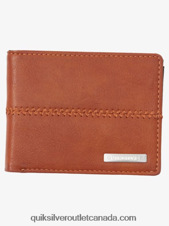 CA Quiksilver Men Stitchy Tri-Fold Wallet rubber TX4R2908