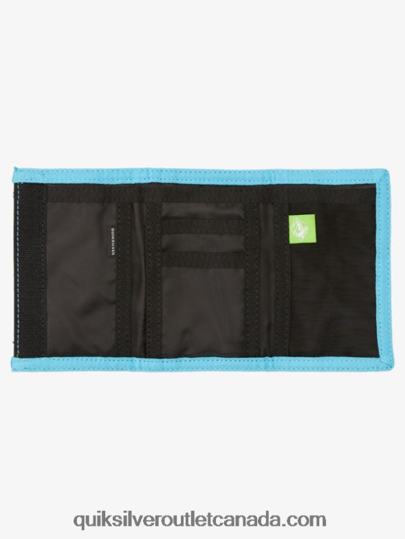 CA Quiksilver Men The Everydaily Printed Tri-Fold Wallet black/royal TX4R2739