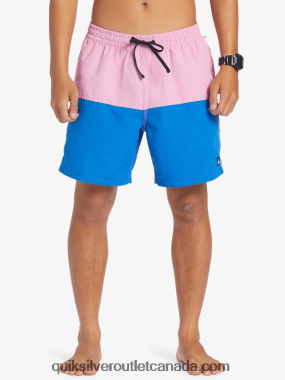 CA Quiksilver Men Butt Logo 17 Volleys moonlite mauve TX4R2484
