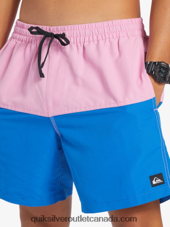 CA Quiksilver Men Butt Logo 17 Volleys moonlite mauve TX4R2484