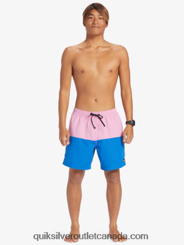 CA Quiksilver Men Butt Logo 17 Volleys moonlite mauve TX4R2484