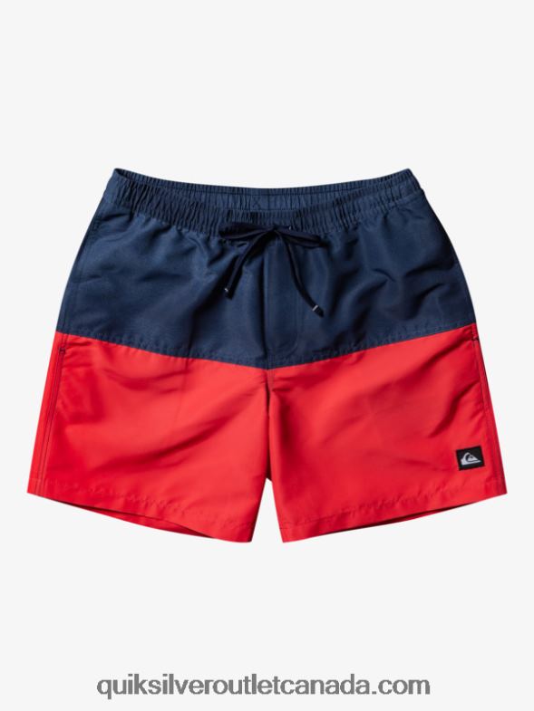 CA Quiksilver Men Butt Logo 17 Volleys navy blazer TX4R2483