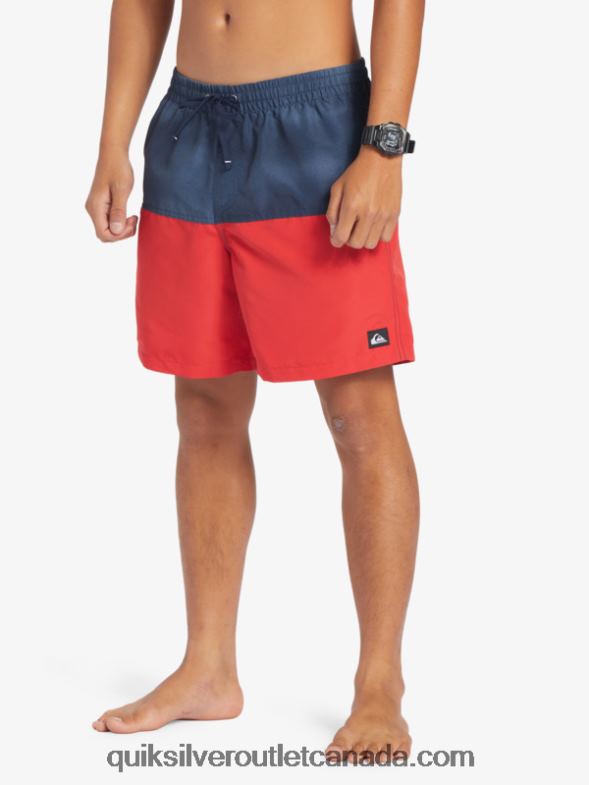 CA Quiksilver Men Butt Logo 17 Volleys navy blazer TX4R2483