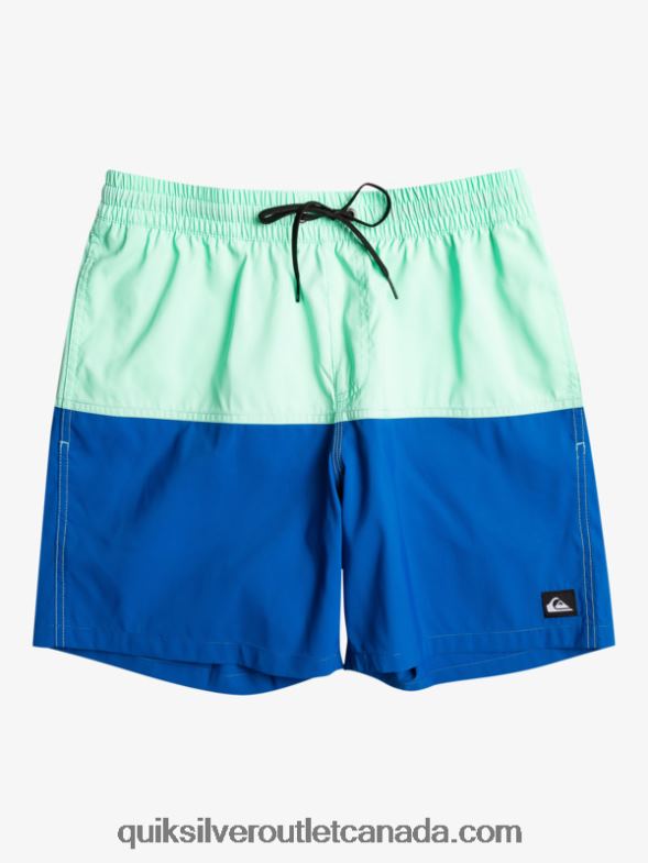 CA Quiksilver Men Butt Logo 17 Volleys snorkel blue TX4R2485