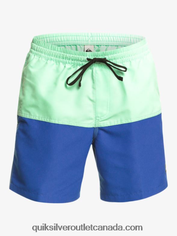 CA Quiksilver Men Butt Logo 17 Volleys snorkel blue TX4R2485