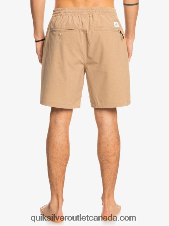 CA Quiksilver Men Elastic Heather Amphibian 18 Hybrid Shorts plage TX4R21663