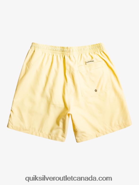 CA Quiksilver Men Everyday 17 Volleys pale banana TX4R2628