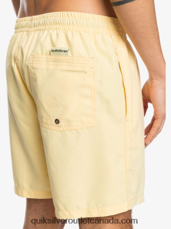 CA Quiksilver Men Everyday 17 Volleys pale banana TX4R2628
