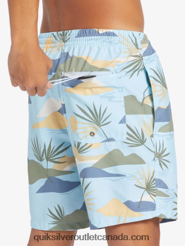 CA Quiksilver Men Everyday Mix 17 Volleys sky blue TX4R2677