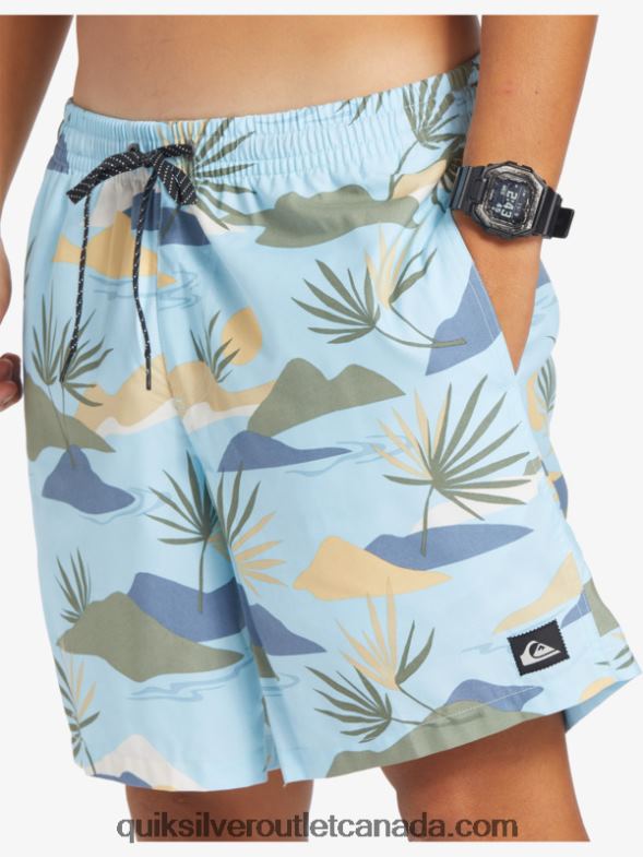 CA Quiksilver Men Everyday Mix 17 Volleys sky blue TX4R2677