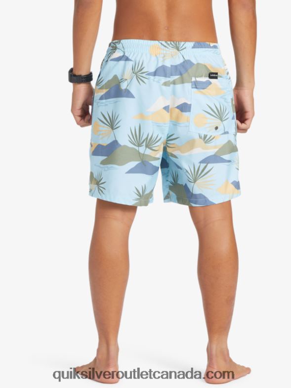 CA Quiksilver Men Everyday Mix 17 Volleys sky blue TX4R2677