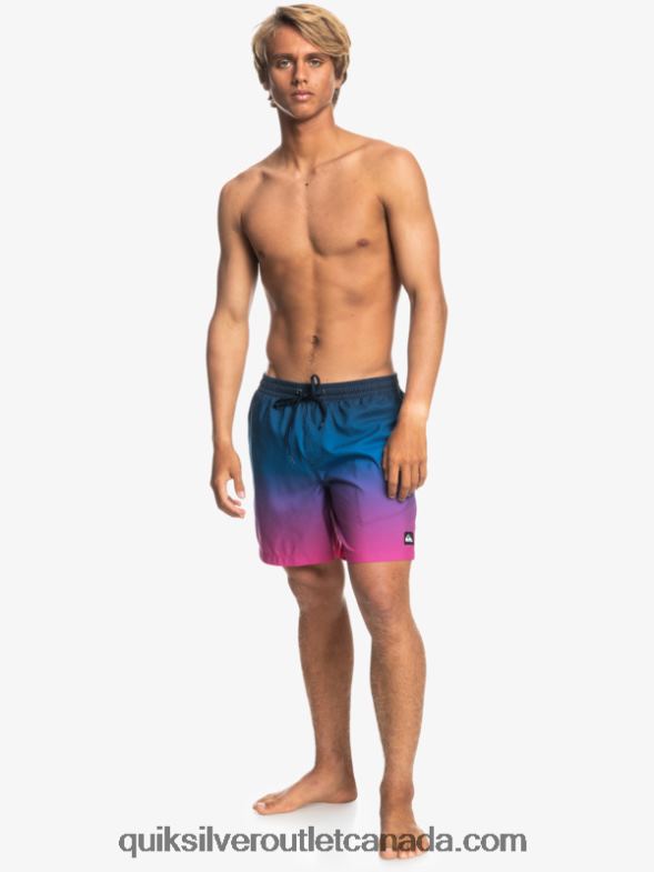 CA Quiksilver Men Everyday Pop Fade 14 Volleys pop fade - navy blazer TX4R21243