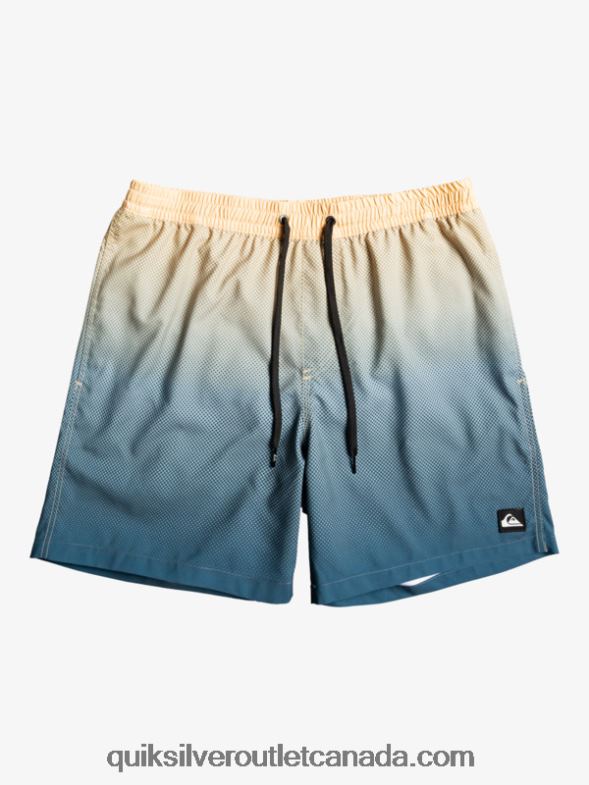 CA Quiksilver Men Everyday Pop Fade 14 Volleys pop fade - sahara sun TX4R21242