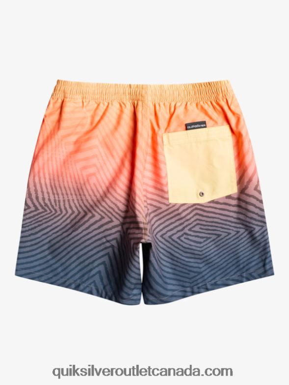 CA Quiksilver Men Everyday Warped Logo 17 Volleys midnight navy TX4R21179