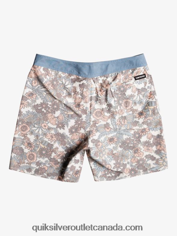 CA Quiksilver Men HEMPSTRETCH 69 18 Boardshorts antique white TX4R21815