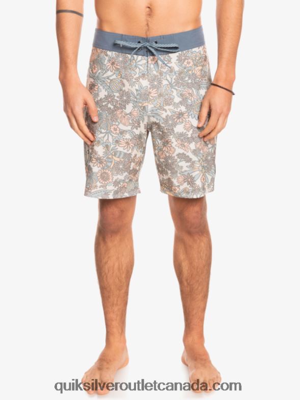 CA Quiksilver Men HEMPSTRETCH 69 18 Boardshorts antique white TX4R21815