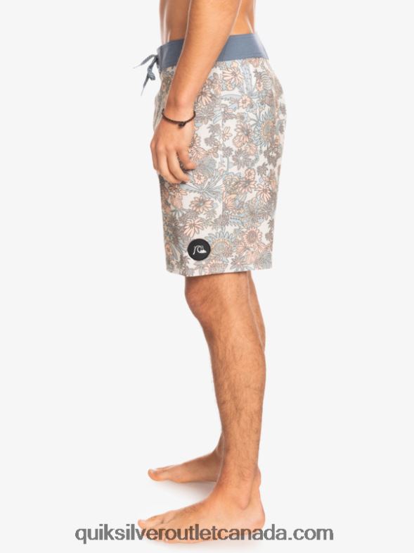 CA Quiksilver Men HEMPSTRETCH 69 18 Boardshorts antique white TX4R21815