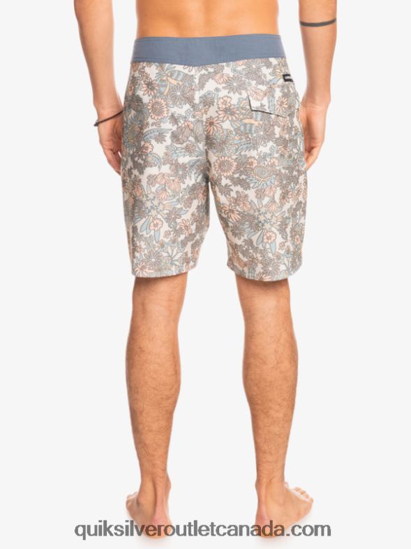 CA Quiksilver Men HEMPSTRETCH 69 18 Boardshorts antique white TX4R21815