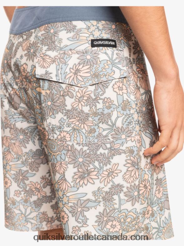 CA Quiksilver Men HEMPSTRETCH 69 18 Boardshorts antique white TX4R21815
