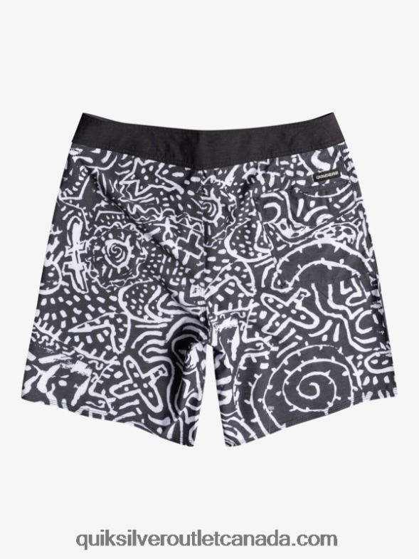 CA Quiksilver Men HEMPSTRETCH 69 18 Boardshorts black TX4R21814