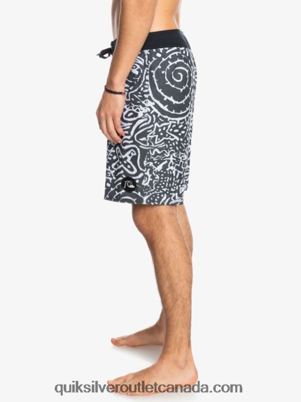 CA Quiksilver Men HEMPSTRETCH 69 18 Boardshorts black TX4R21814