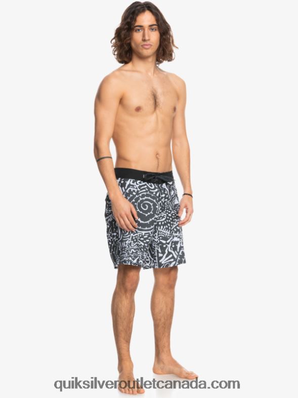 CA Quiksilver Men HEMPSTRETCH 69 18 Boardshorts black TX4R21814