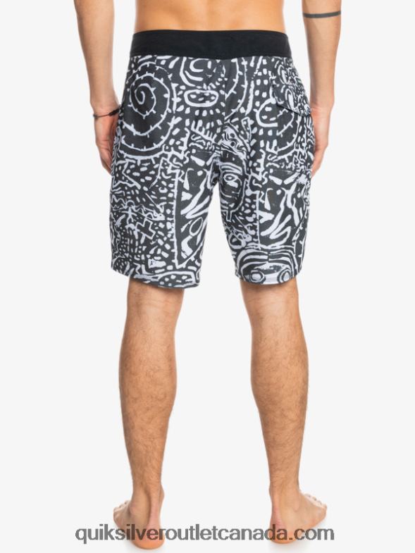 CA Quiksilver Men HEMPSTRETCH 69 18 Boardshorts black TX4R21814