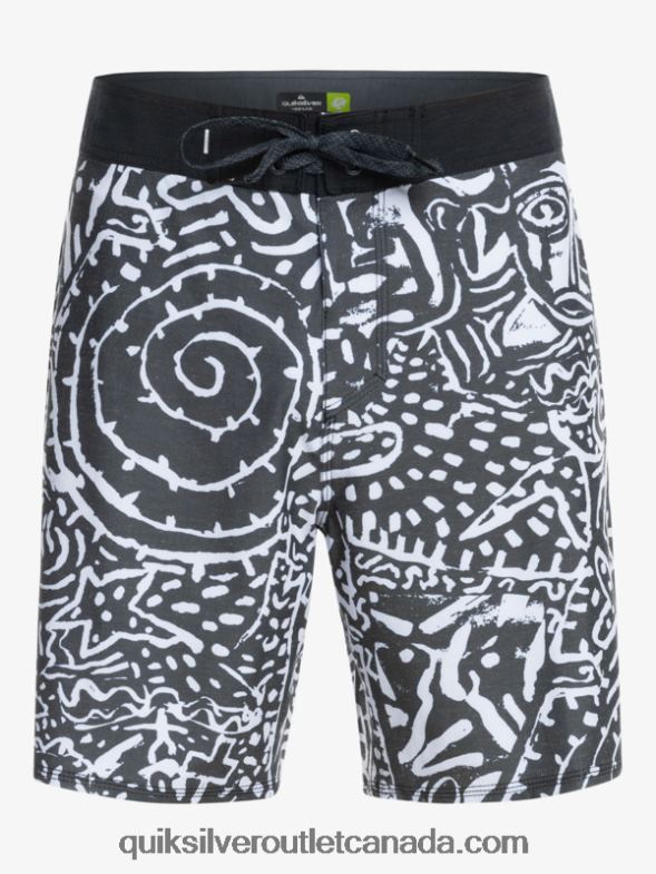 CA Quiksilver Men HEMPSTRETCH 69 18 Boardshorts black TX4R21814