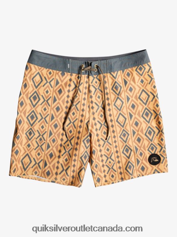 CA Quiksilver Men HEMPSTRETCH 69 18 Boardshorts ochre TX4R21816