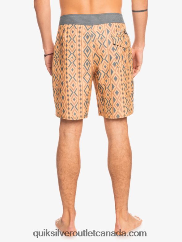 CA Quiksilver Men HEMPSTRETCH 69 18 Boardshorts ochre TX4R21816
